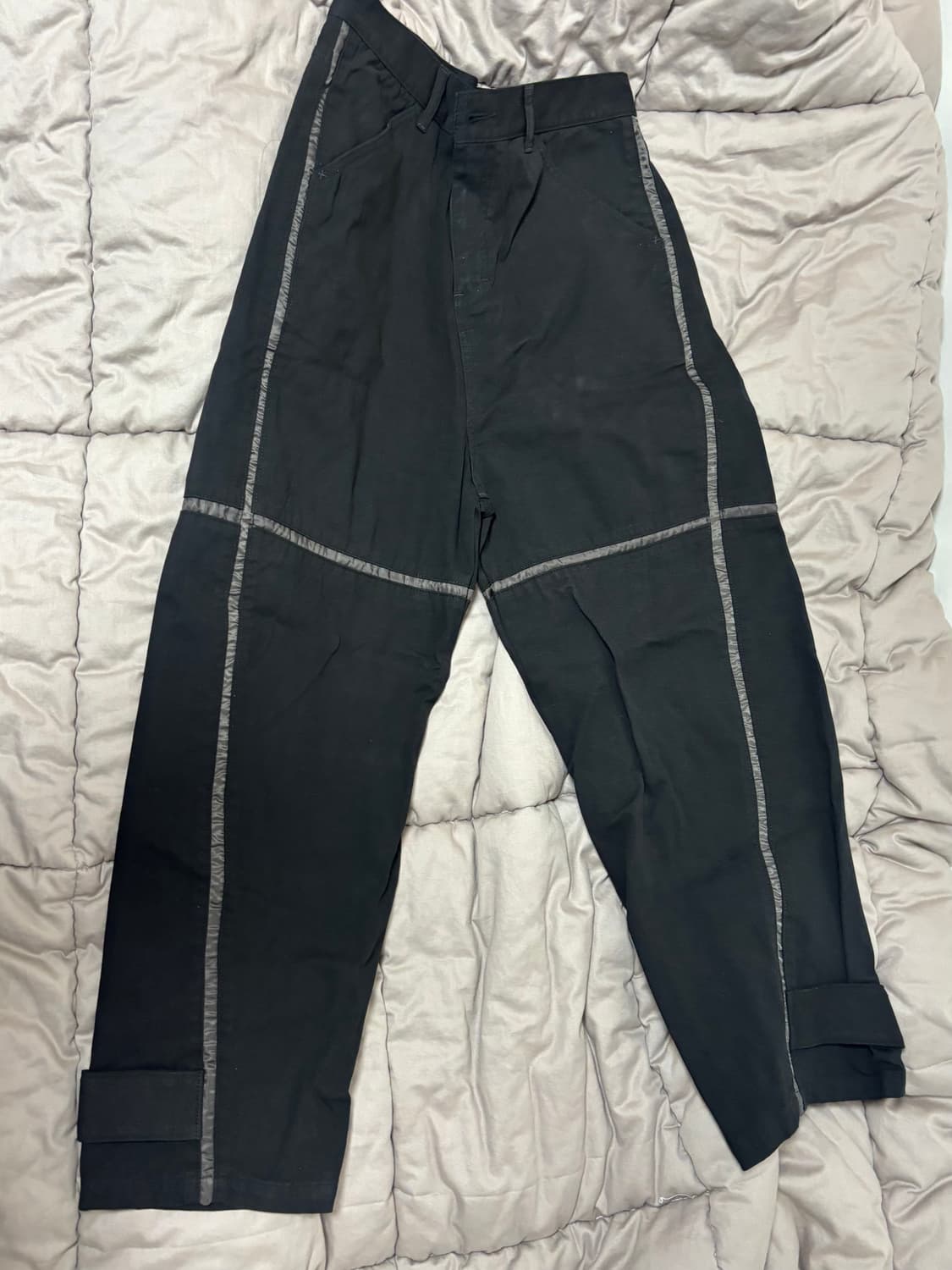 예스아이씨 바지 Paneled Chino Pants Black 상품이미지2
