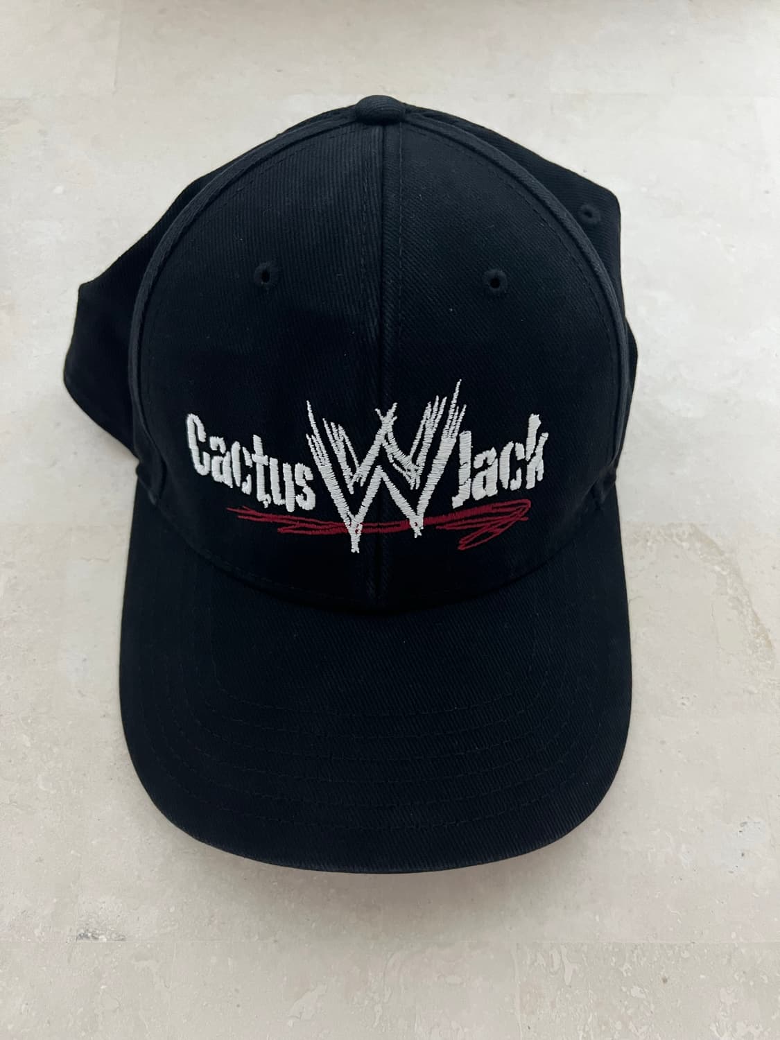 (OS)트래비스 스캇 캑터스 잭 WWE 로고 캡 상품이미지1