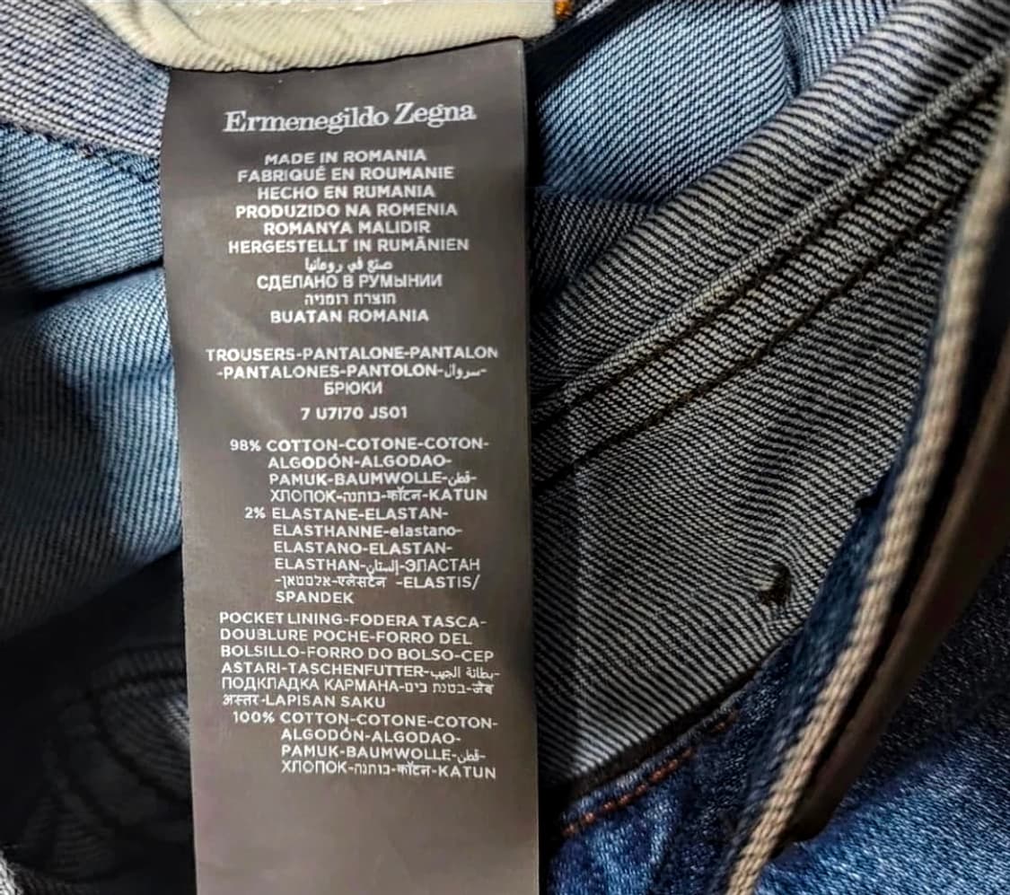 에르메네질도 제냐 데님 팬츠 상품이미지7