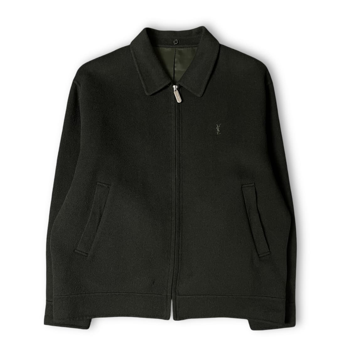 입생로랑 딥카키 울100 집업 자켓 95 상품이미지1