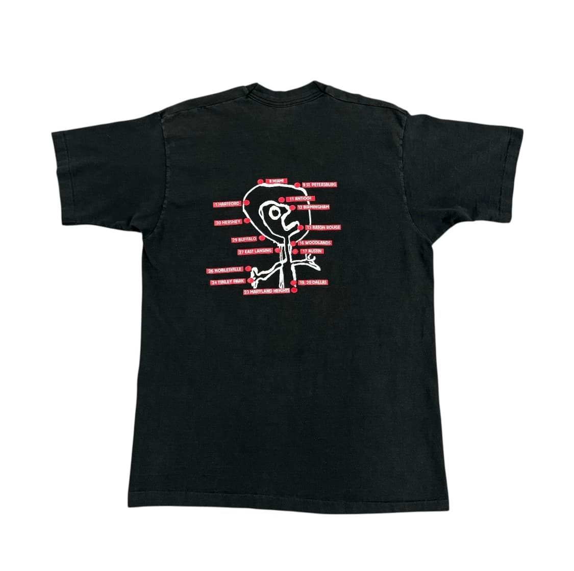 빈티지 90s Radiohead US Tour 라디오헤드 투어 티셔츠 상품이미지2