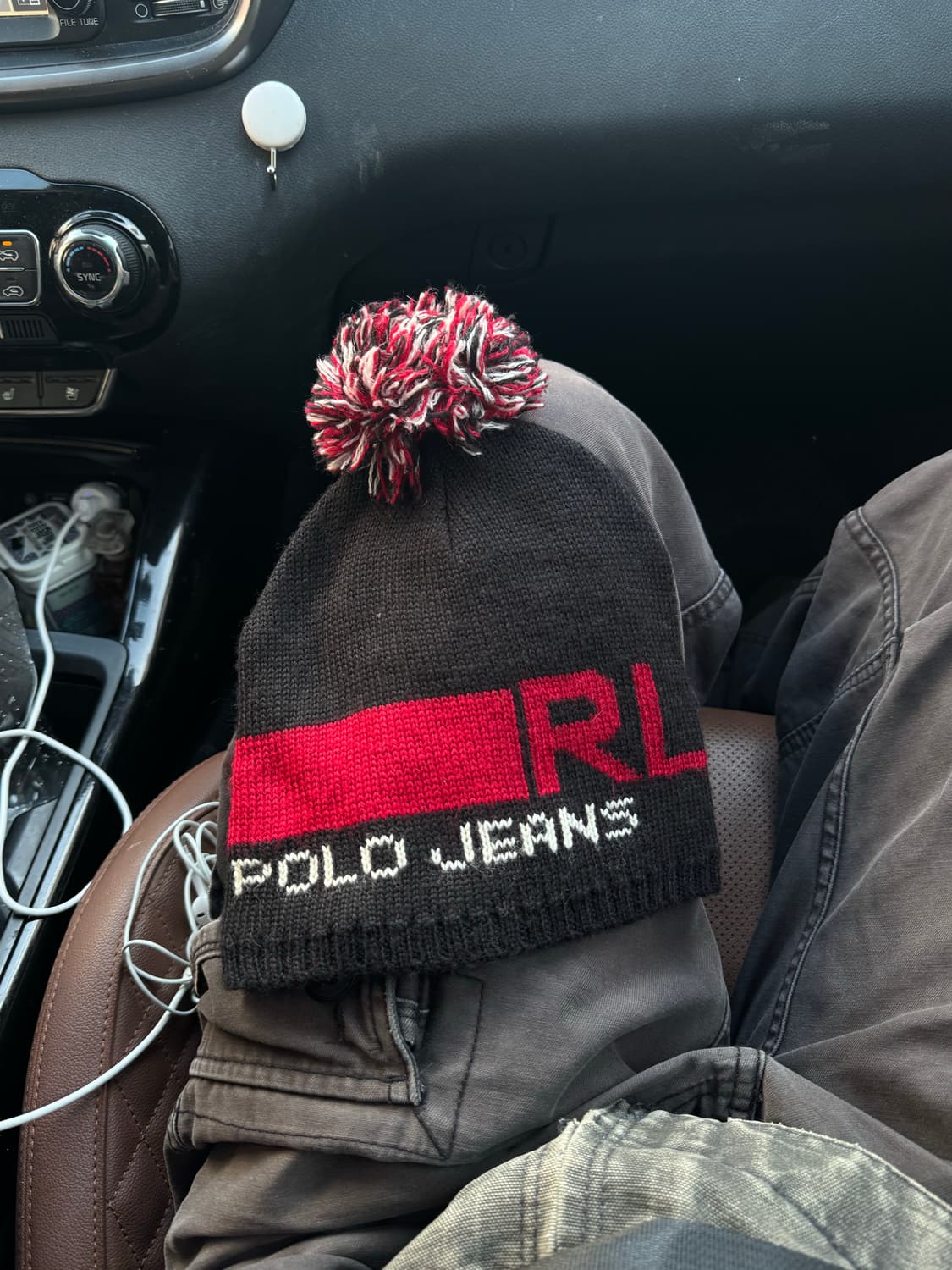 폴로랄프로렌 진스 폼폼 비니 상품이미지1