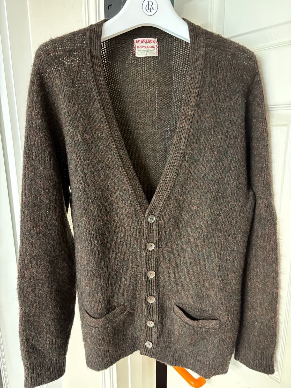 60s 맥그리거 울/모헤어 니트 카디건 상품이미지1