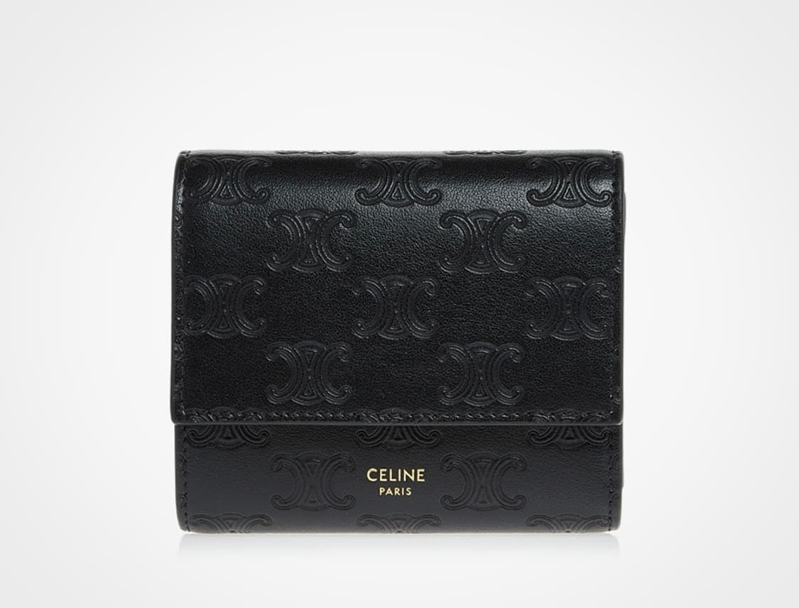 셀린느 21ss 스몰 트리폴드 월렛 블랙 상품이미지2