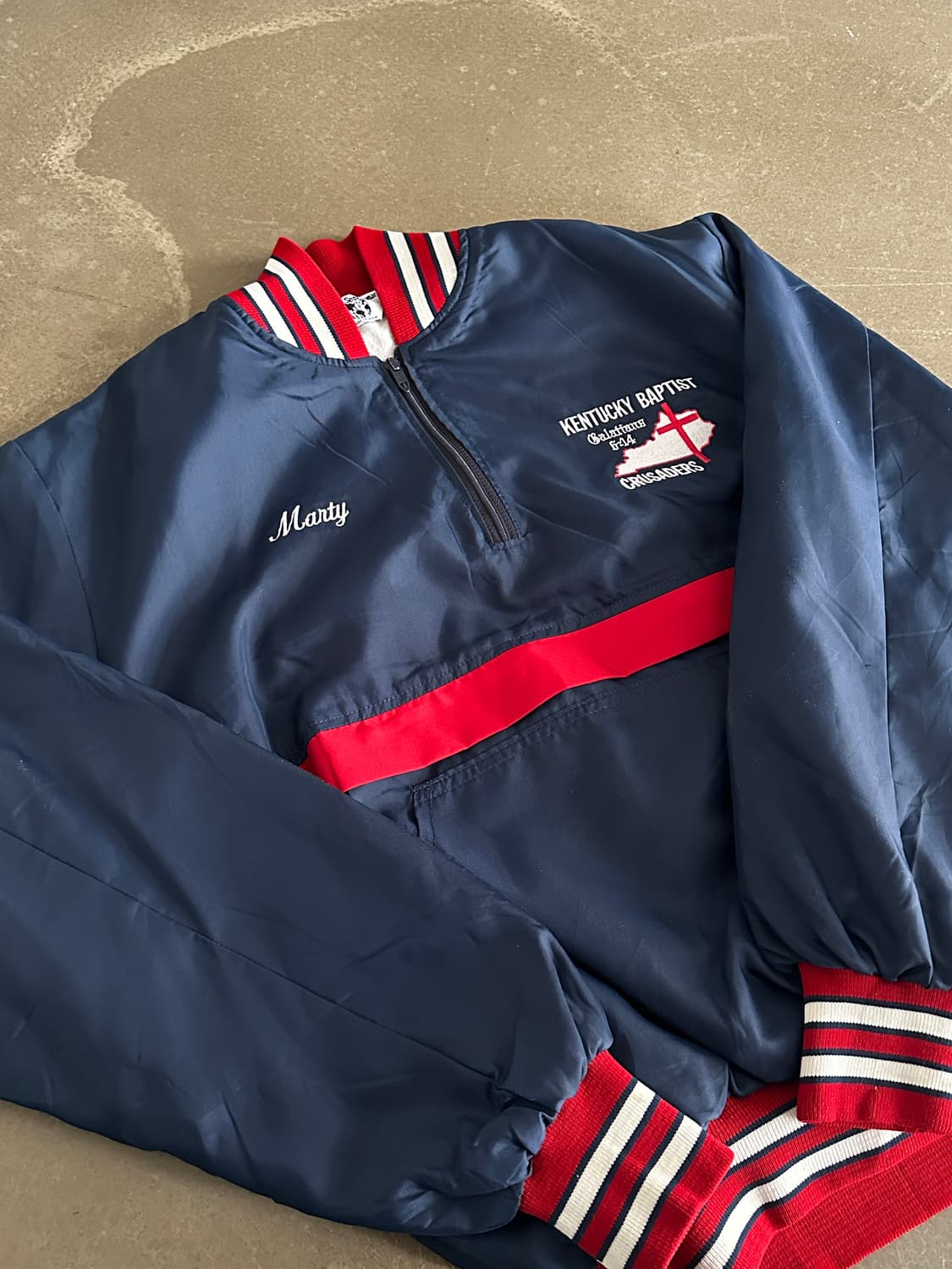 Kentucky Baptist Crusaders 웜업 자켓 상품이미지2