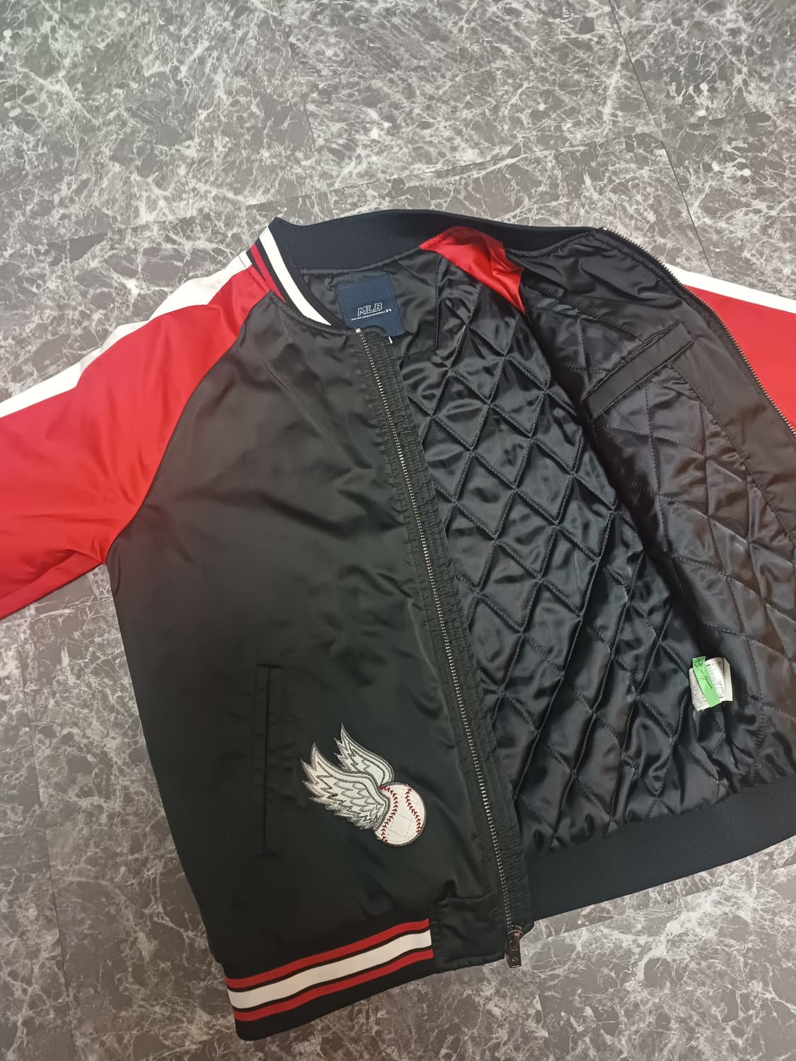 MLB 뉴욕양키스 배색 스타디움 자켓 (11세용) 상품이미지3