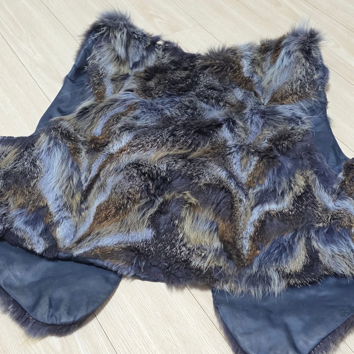 빈티지 00s 천연 모피 y2k 오네갸루st 베스트조끼 상품이미지3