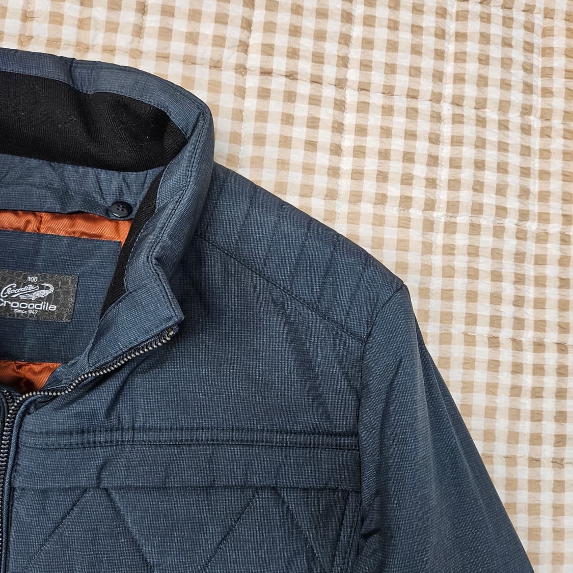 크로커다일 오리털 퀼팅 패딩 남자100 상품이미지3