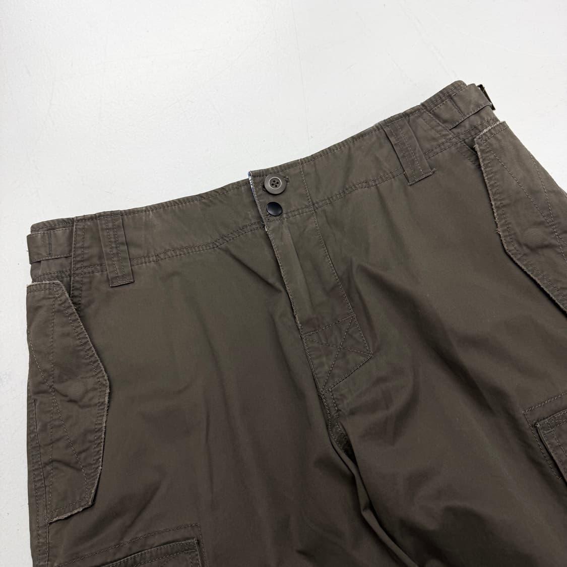 탄창 Y2K 빈티지 브라운 와이드 카고팬츠 상품이미지4