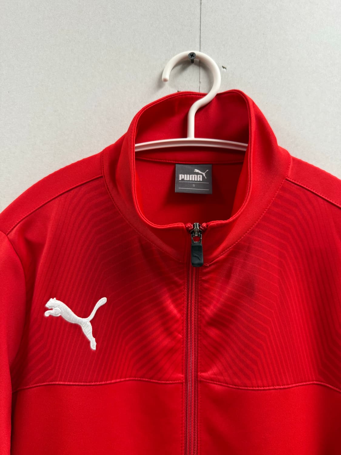 S / 푸마 트레이닝 져지  집업 레드 상품이미지3