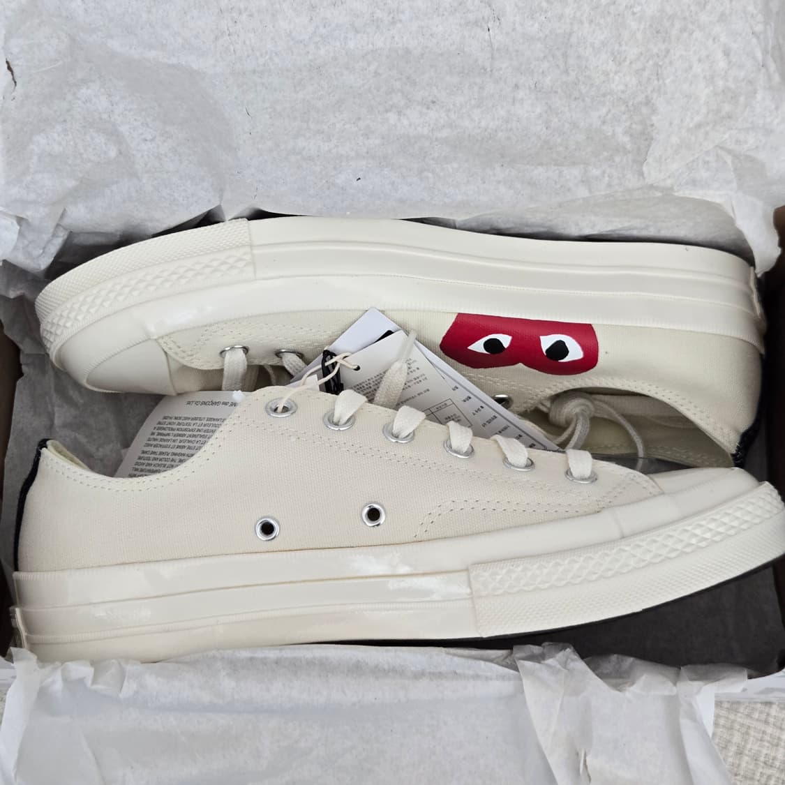 new 컨버스 꼼데가르송 chuck70 265mm 상품이미지2
