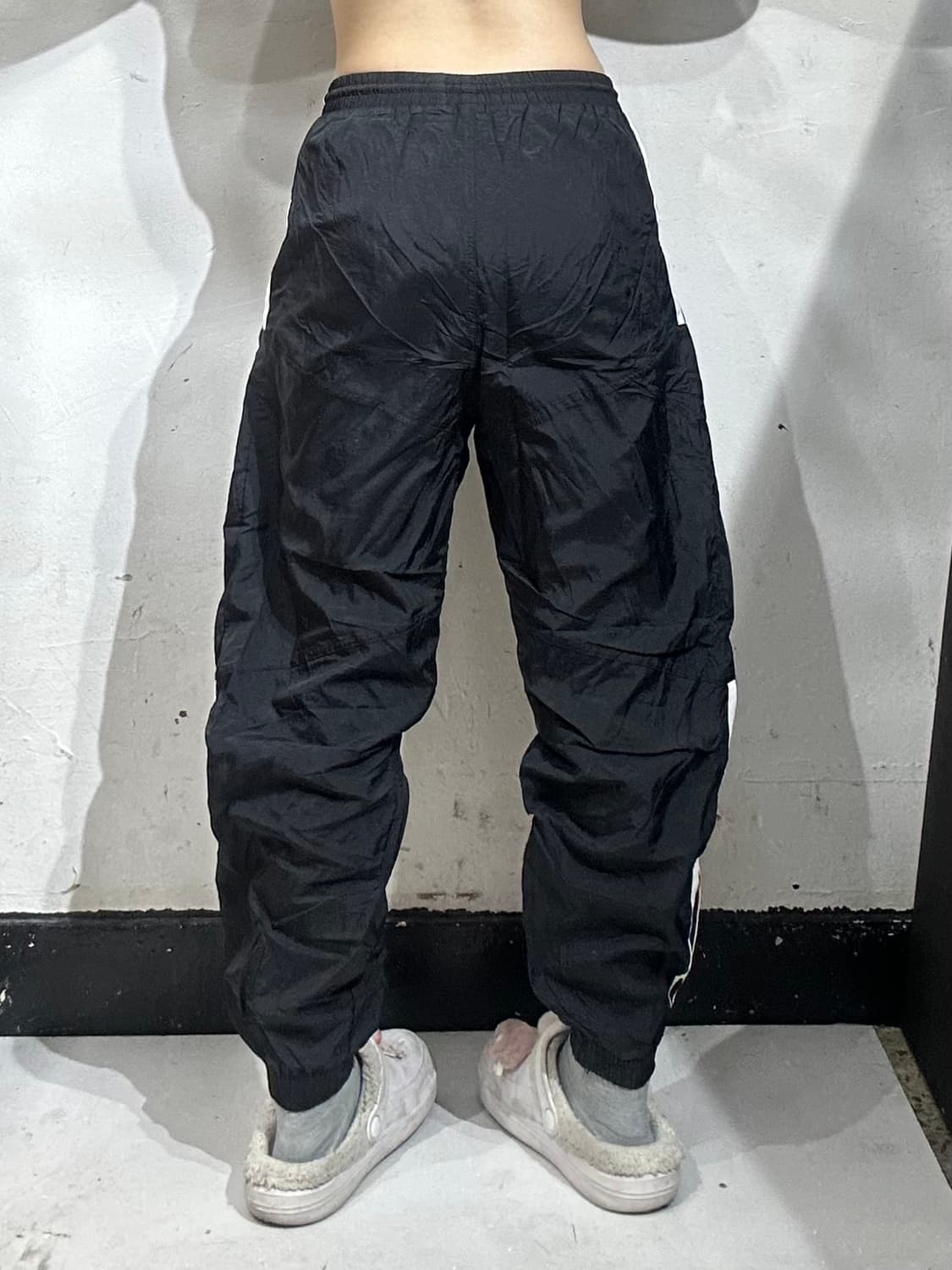 아디다스 블랙 프리미엄 파이어버드 트레포일 로고 트랙 팬츠 M 상품이미지3