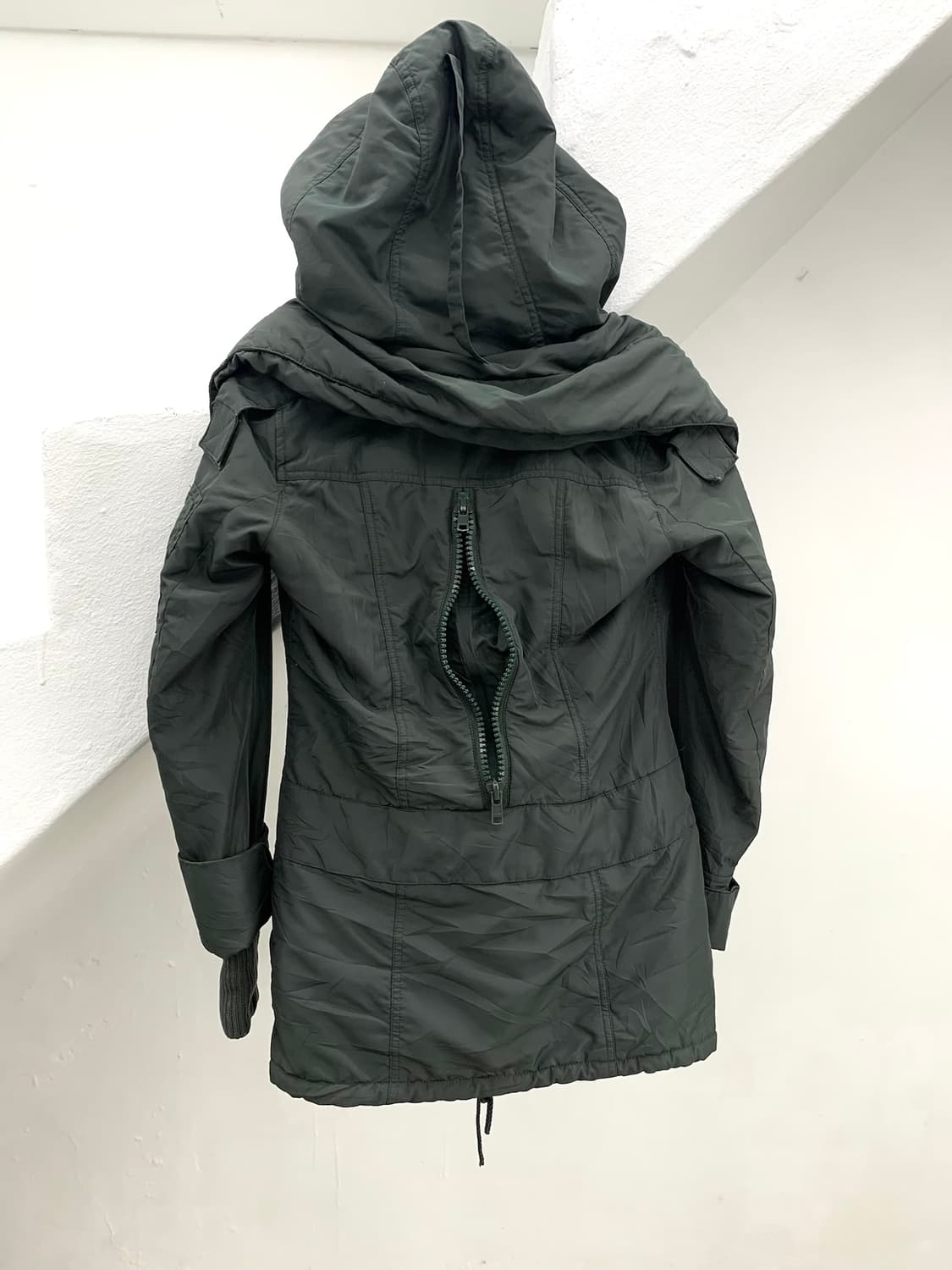 Sly khaki bono high-neck strap coat  상품이미지10