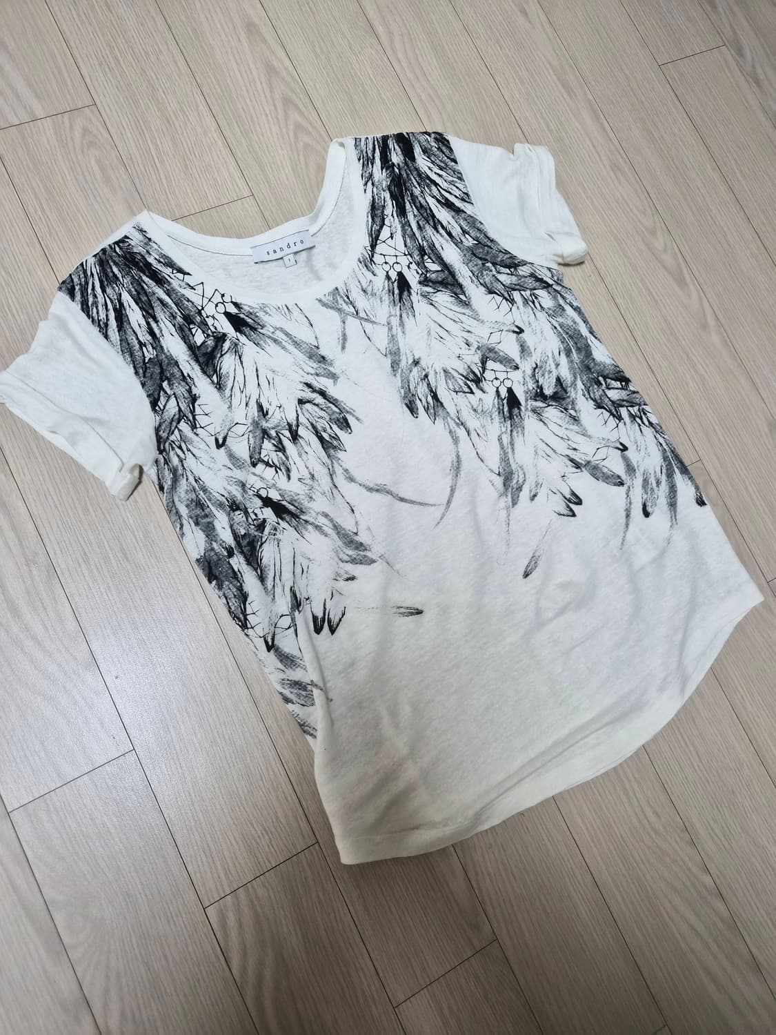 산드로 반팔 티셔츠 1사이즈 상품이미지1