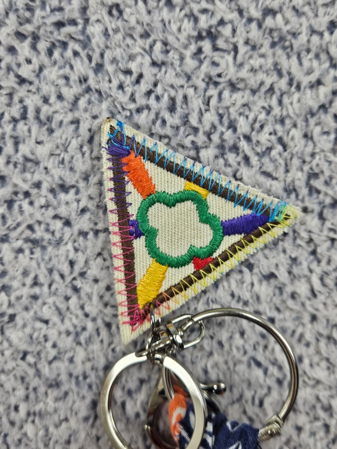 핸드메이드 커스텀 패치 반다나 카라비너 키링 / 11677 상품이미지4