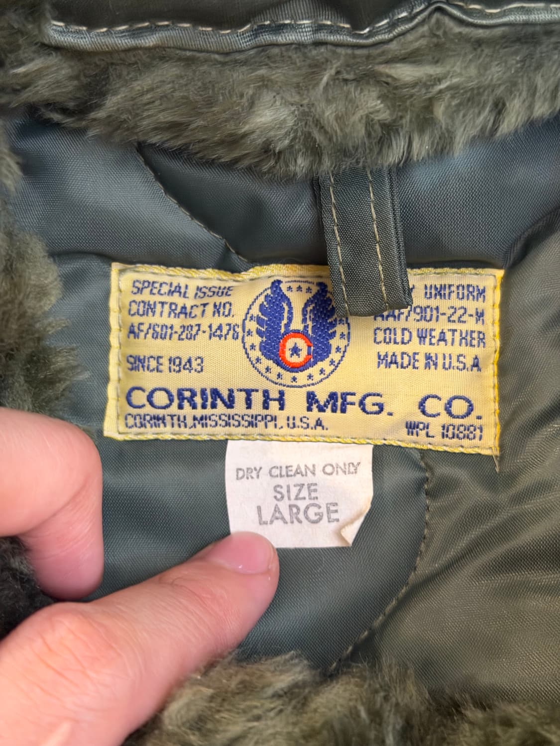 90s CORINTH N-2B 플라이트 봄버자켓 세이지 상품이미지6