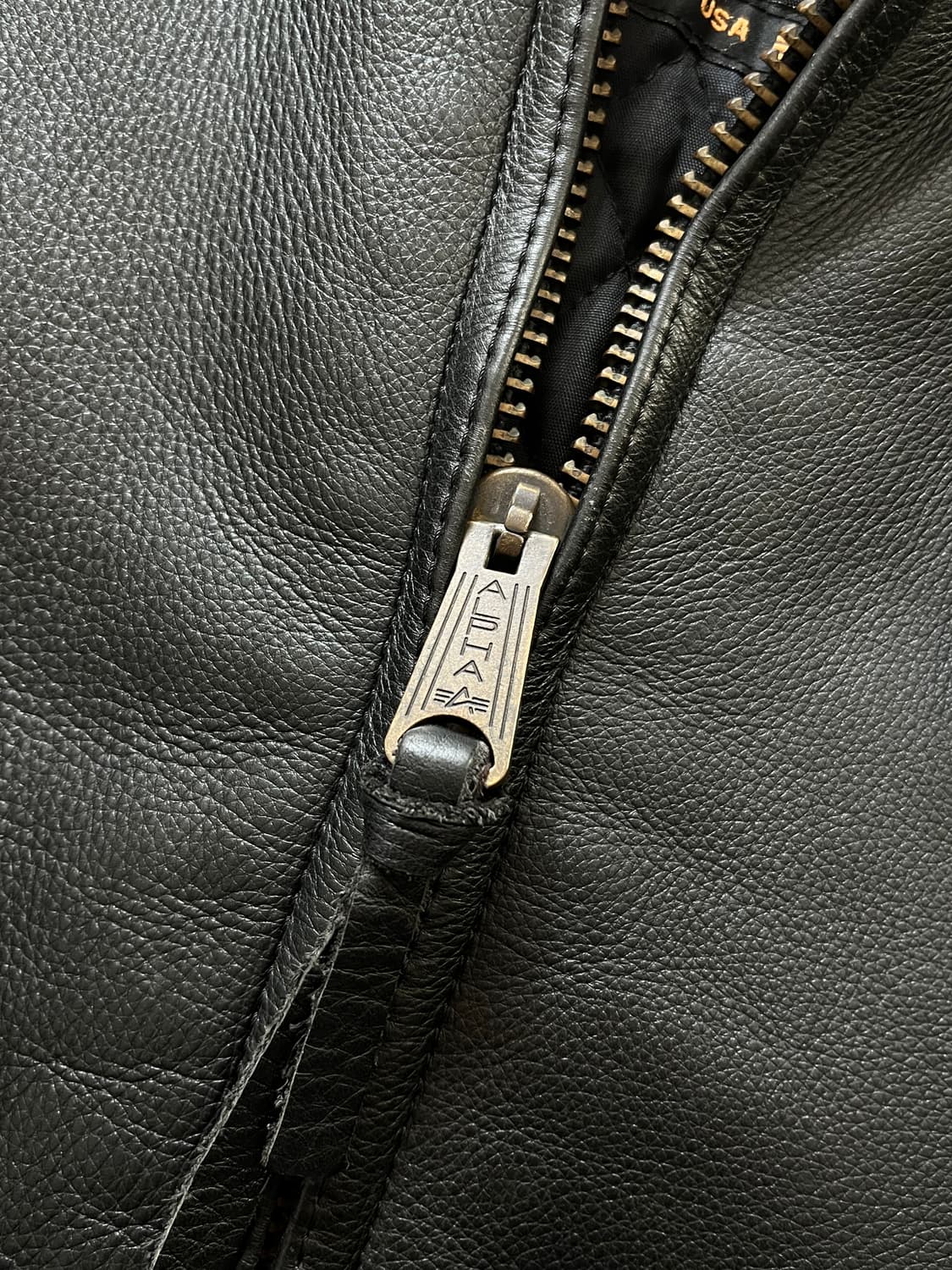 Alpha Industries 알파인더스트리 CWU 레더 자켓 상품이미지5