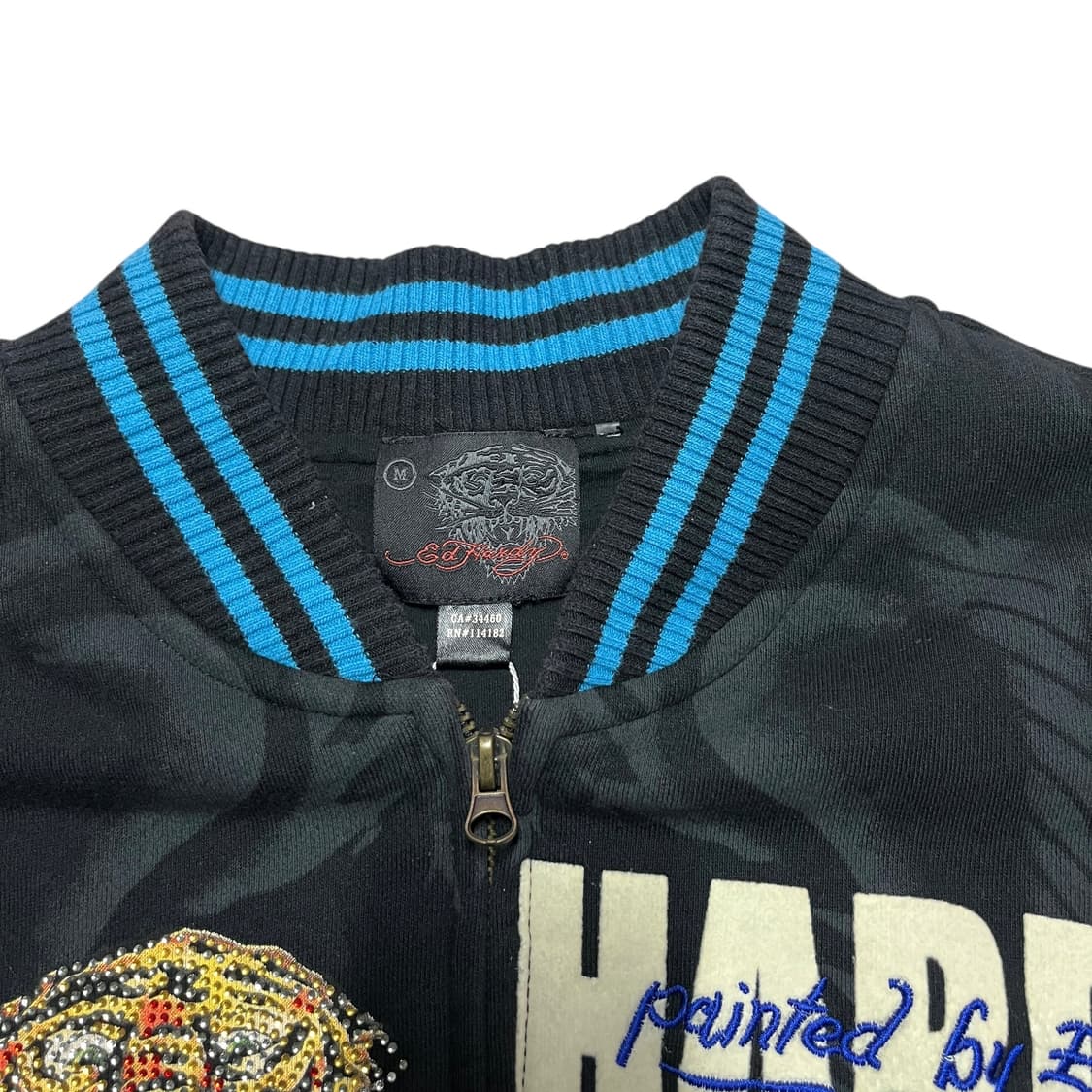 에드하디 00‘s 올드스쿨 타투 면 바시티 봄버 자켓 상품이미지3