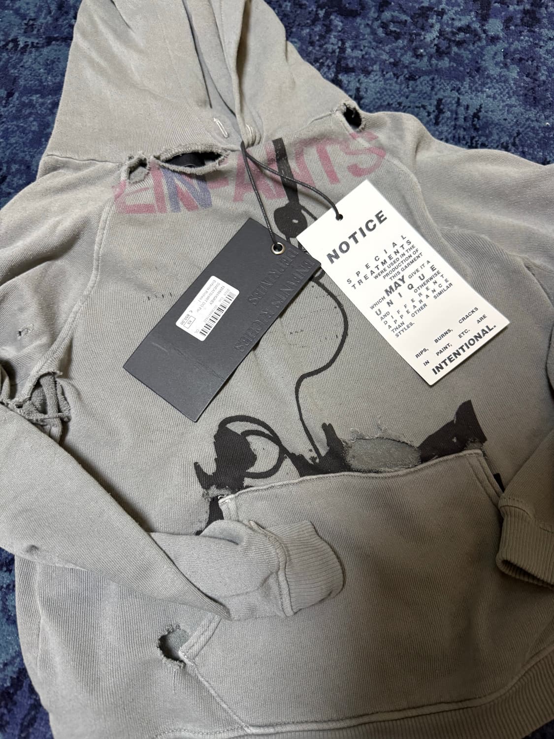 [XS]ERD Forget to answer shrunken hoodie 상품이미지2