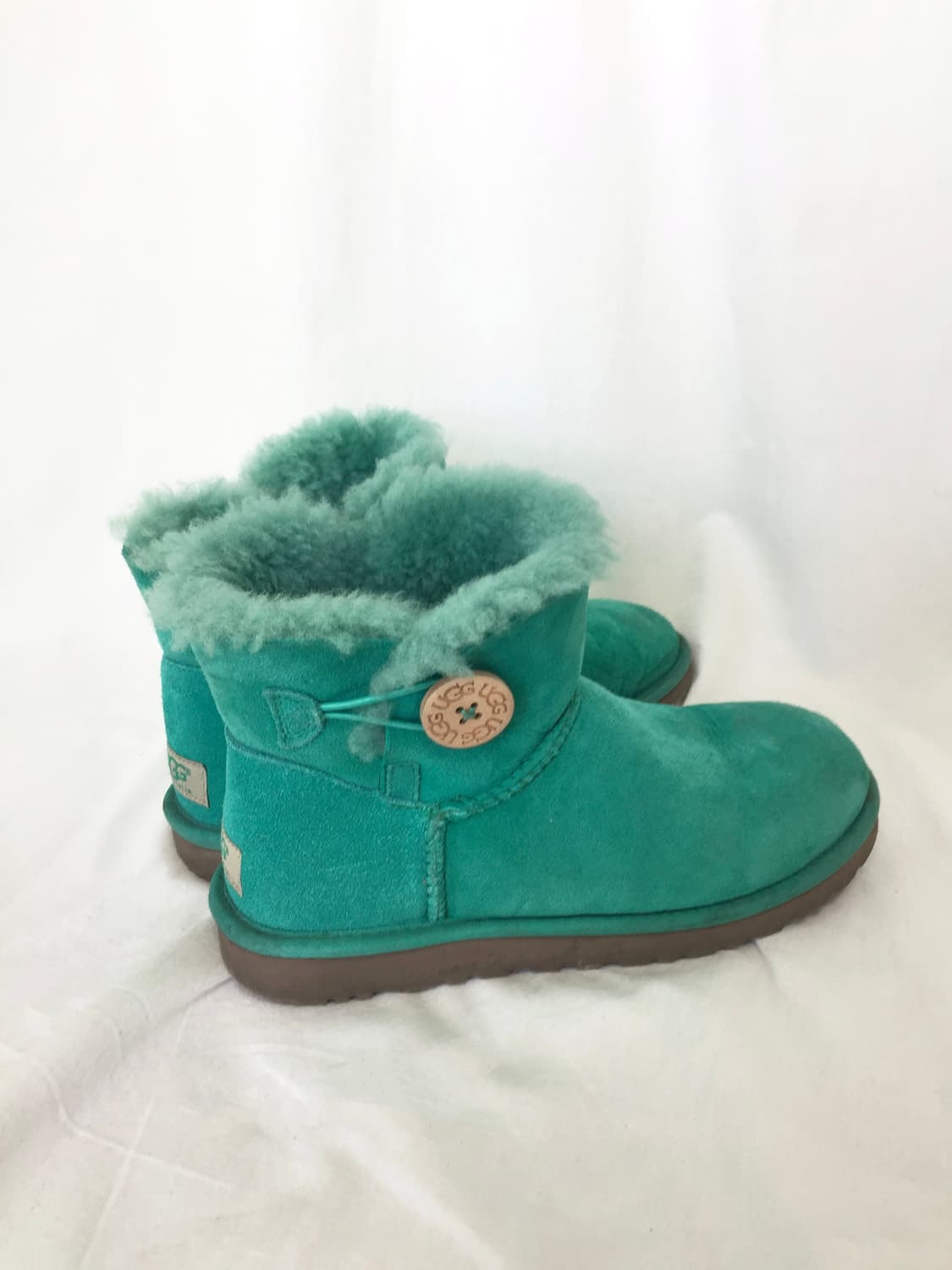 UGG Wood button  Mint Short Boots  상품이미지1