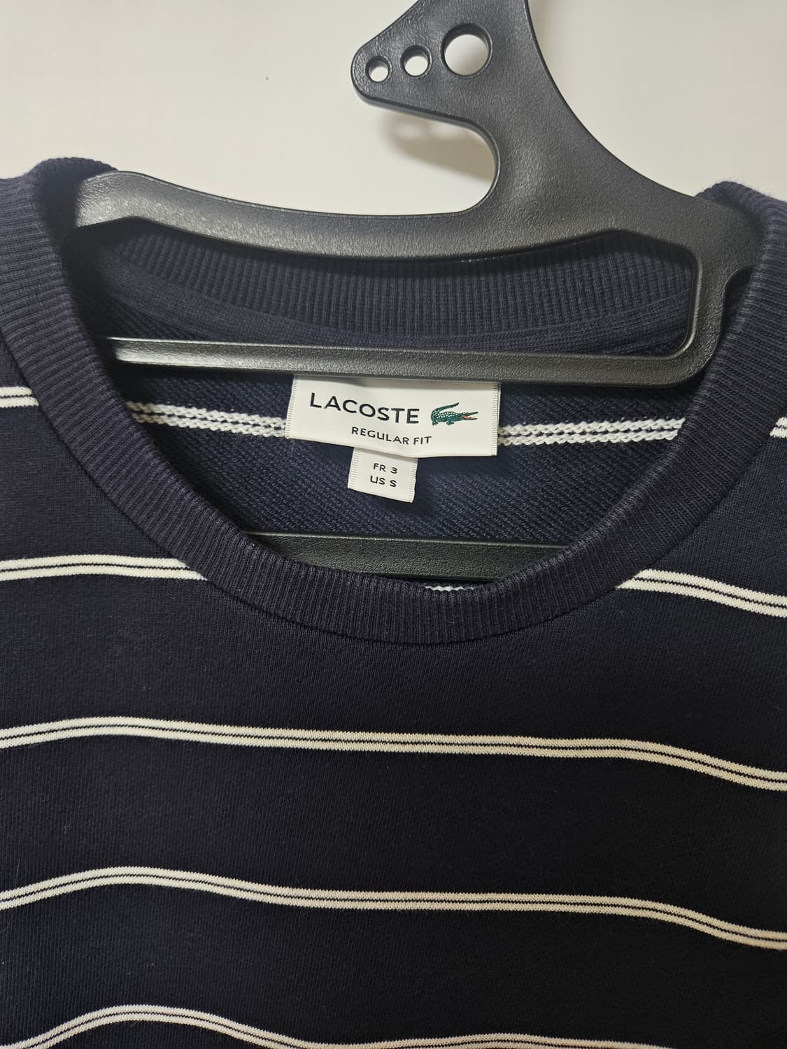 🐊 라코스테 LACOSTE 스트라이프 맨투맨 (95) 상품이미지5