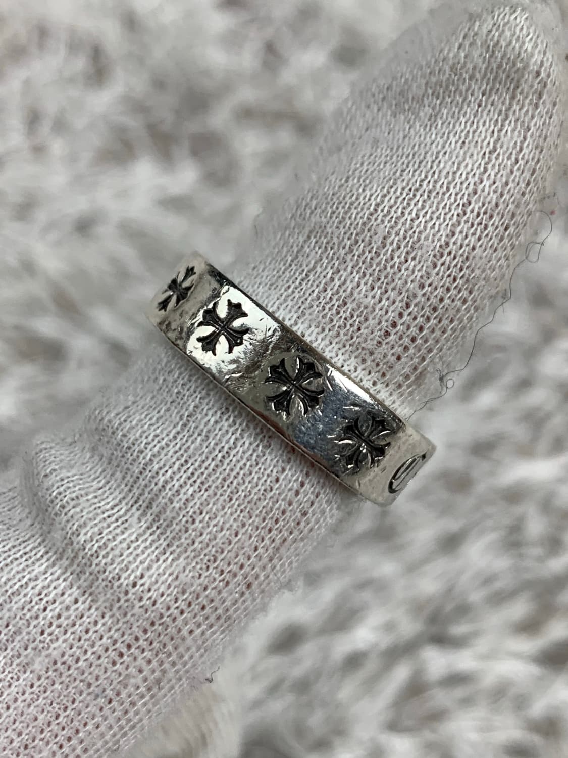 [US 7.5] 백화점판 정품 크롬하츠 포에버링 6mm 상품이미지7