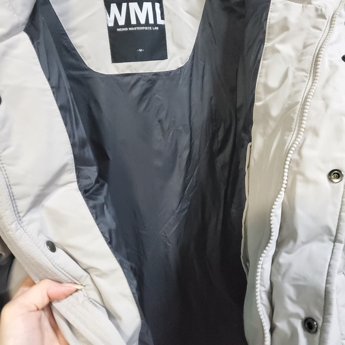 더블유엠엘 그레이 패딩  상품이미지5