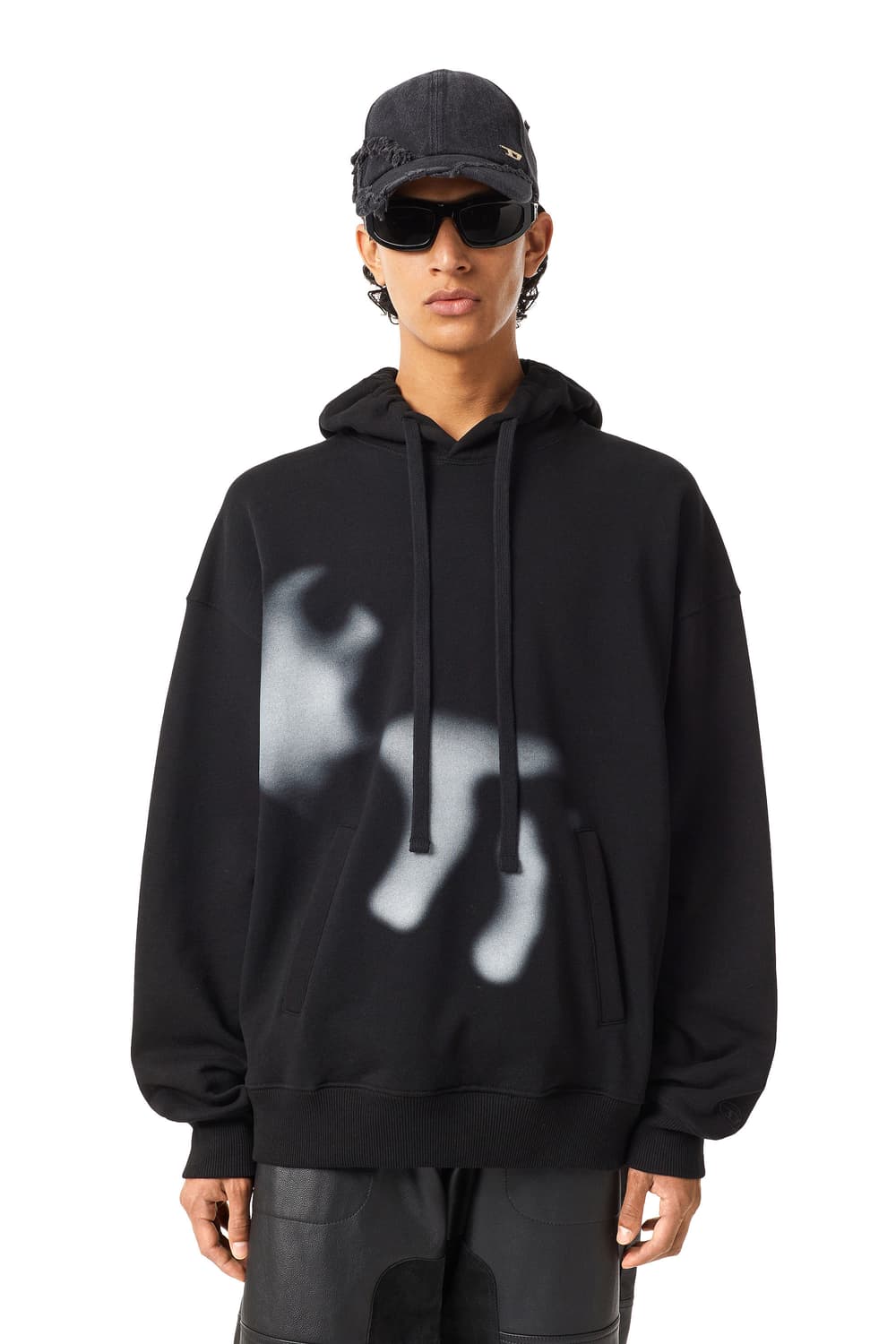 디젤 diesel s-ummerwelt 후드 티셔츠 상품이미지10