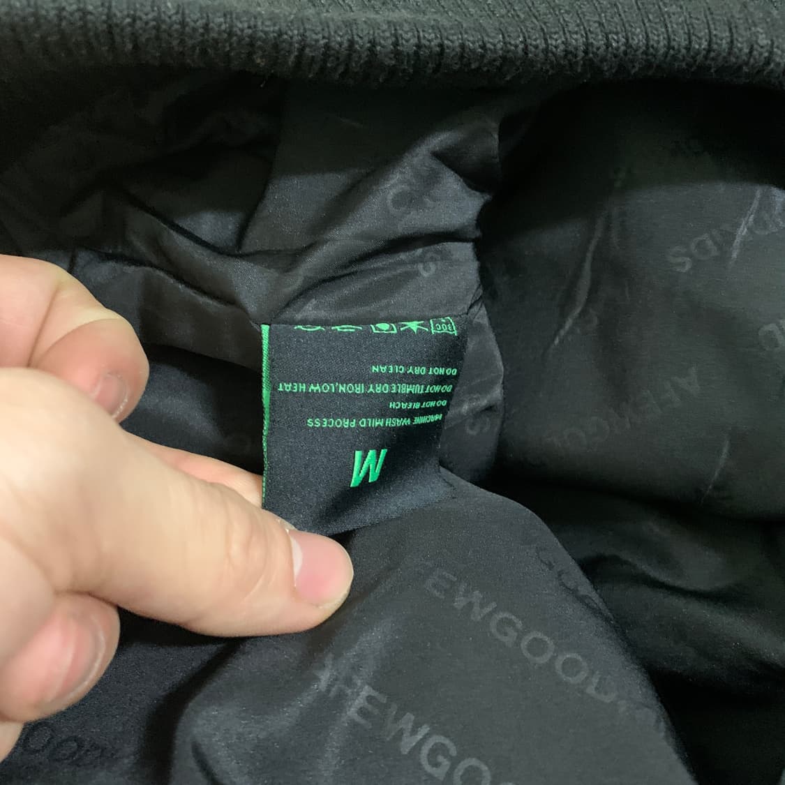 M)a few good kids 3d패치 바시티 자켓 상품이미지3