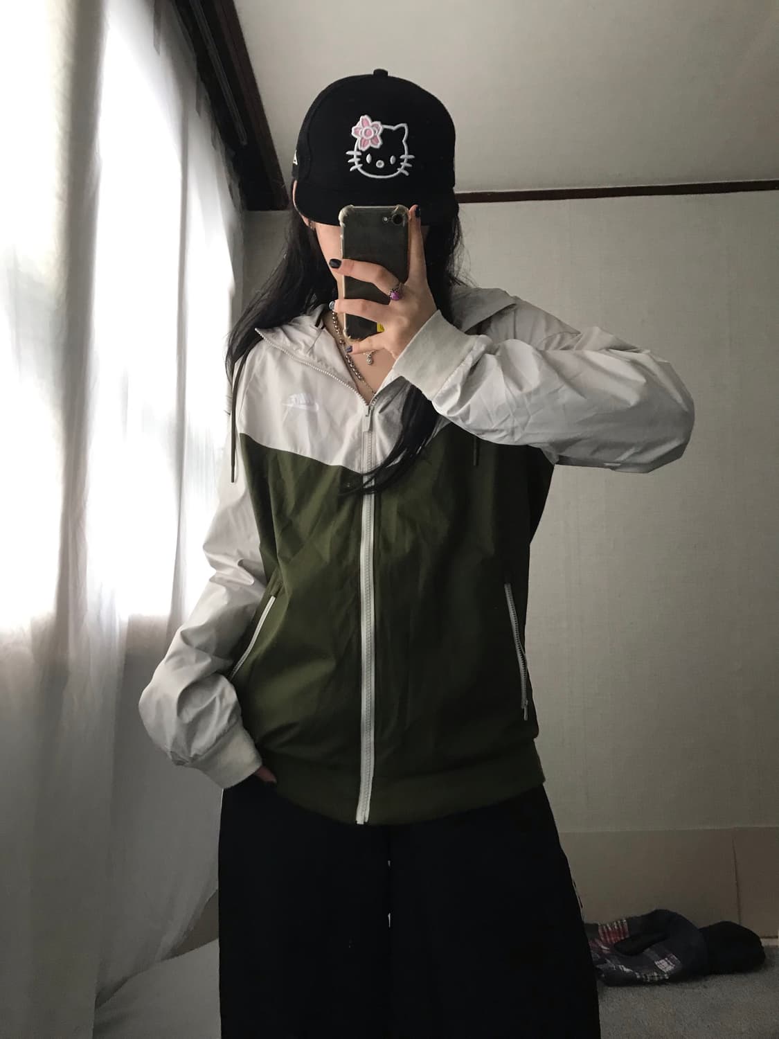 나이키 카키 후드 바람막이 상품이미지6