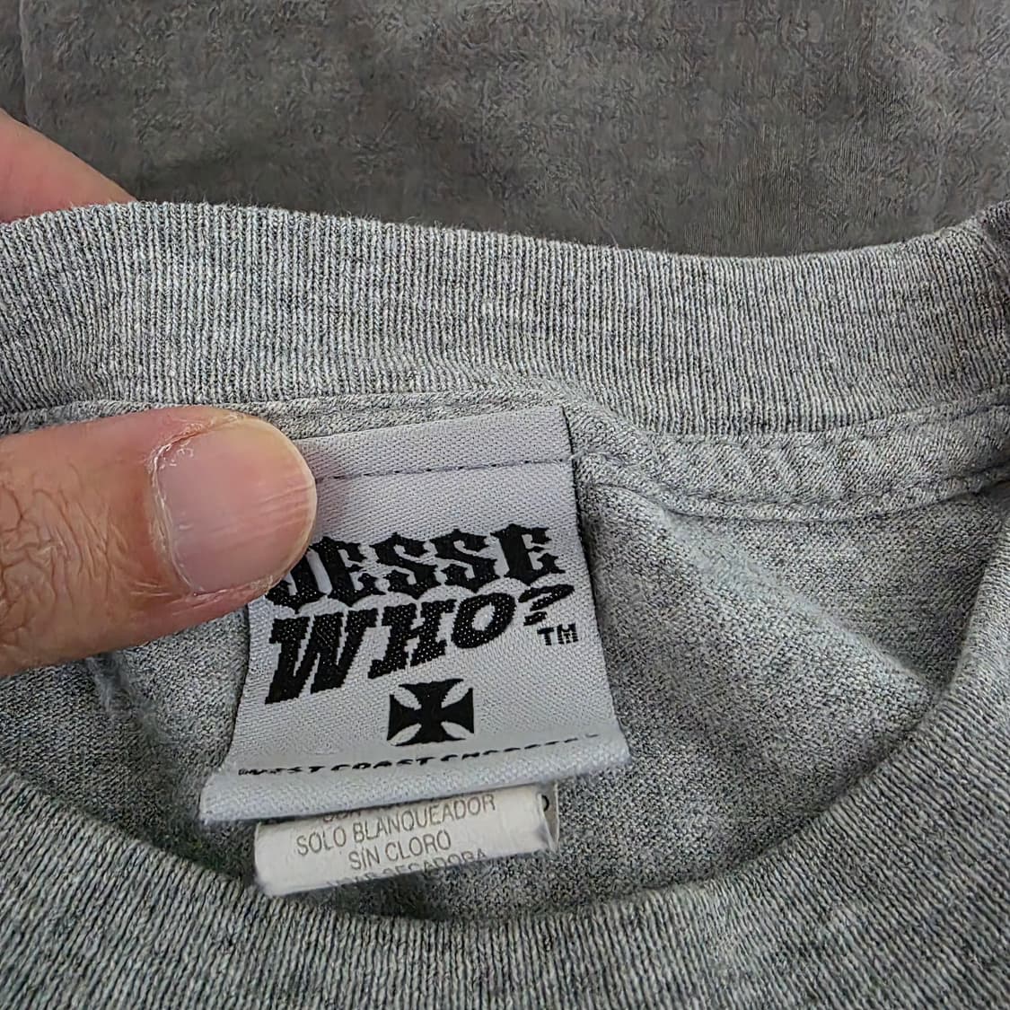 [XL] 빈티지 WCC 웨스트 코스트 차퍼스 쵸퍼 롱슬리브 그레이 상품이미지6