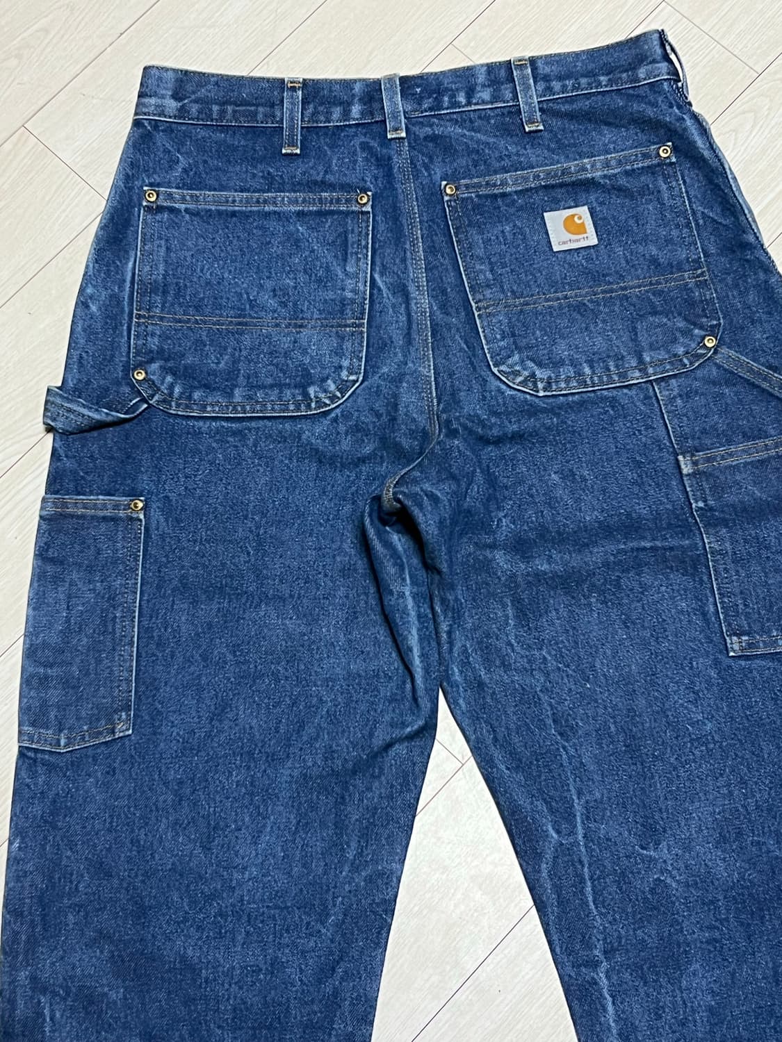 칼하트B07더블니오리지널덩그리핏데님팬츠 34x32 상품이미지8