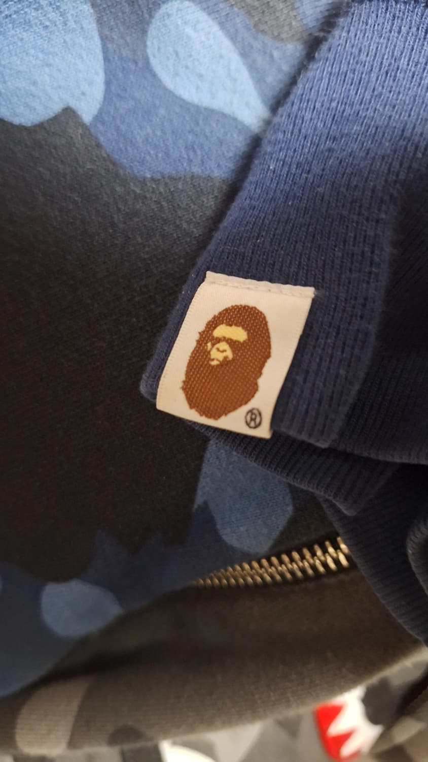 베이프 샤크후드 아수라 흑청 상품이미지3