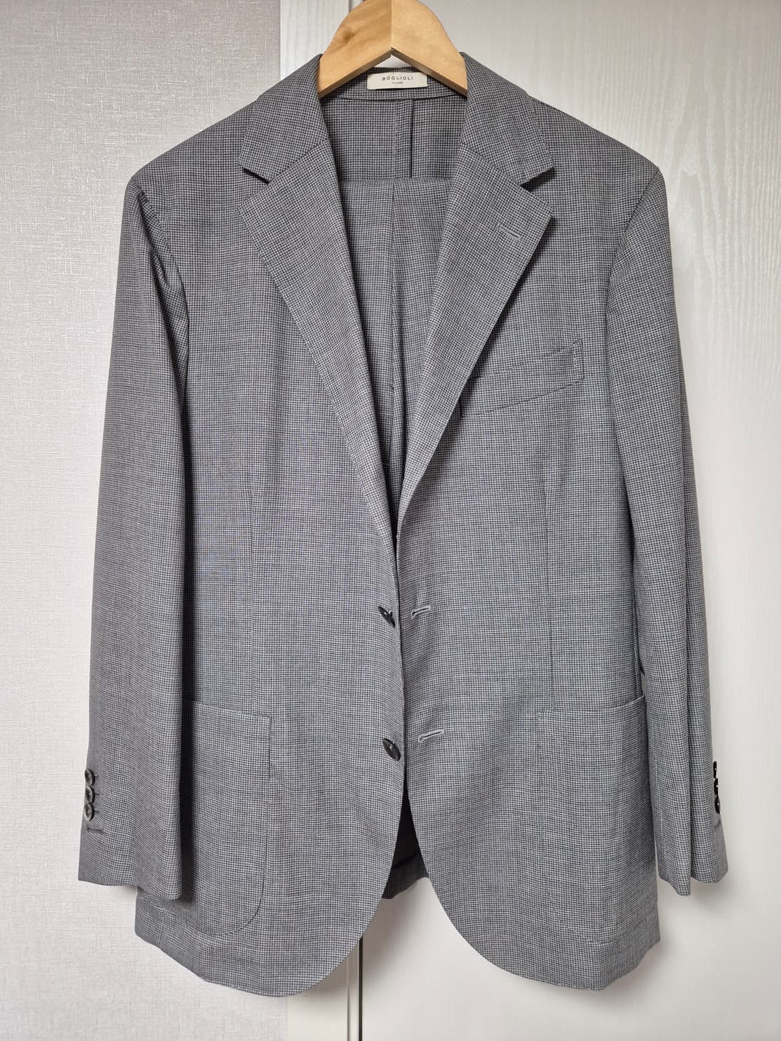 볼리올리(BOGLIOLI) 그레이 컬러 슈트/50 상품이미지1