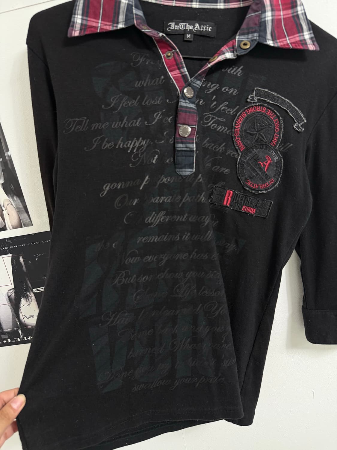 In the attic patch collar quarter sleeve 상품이미지4