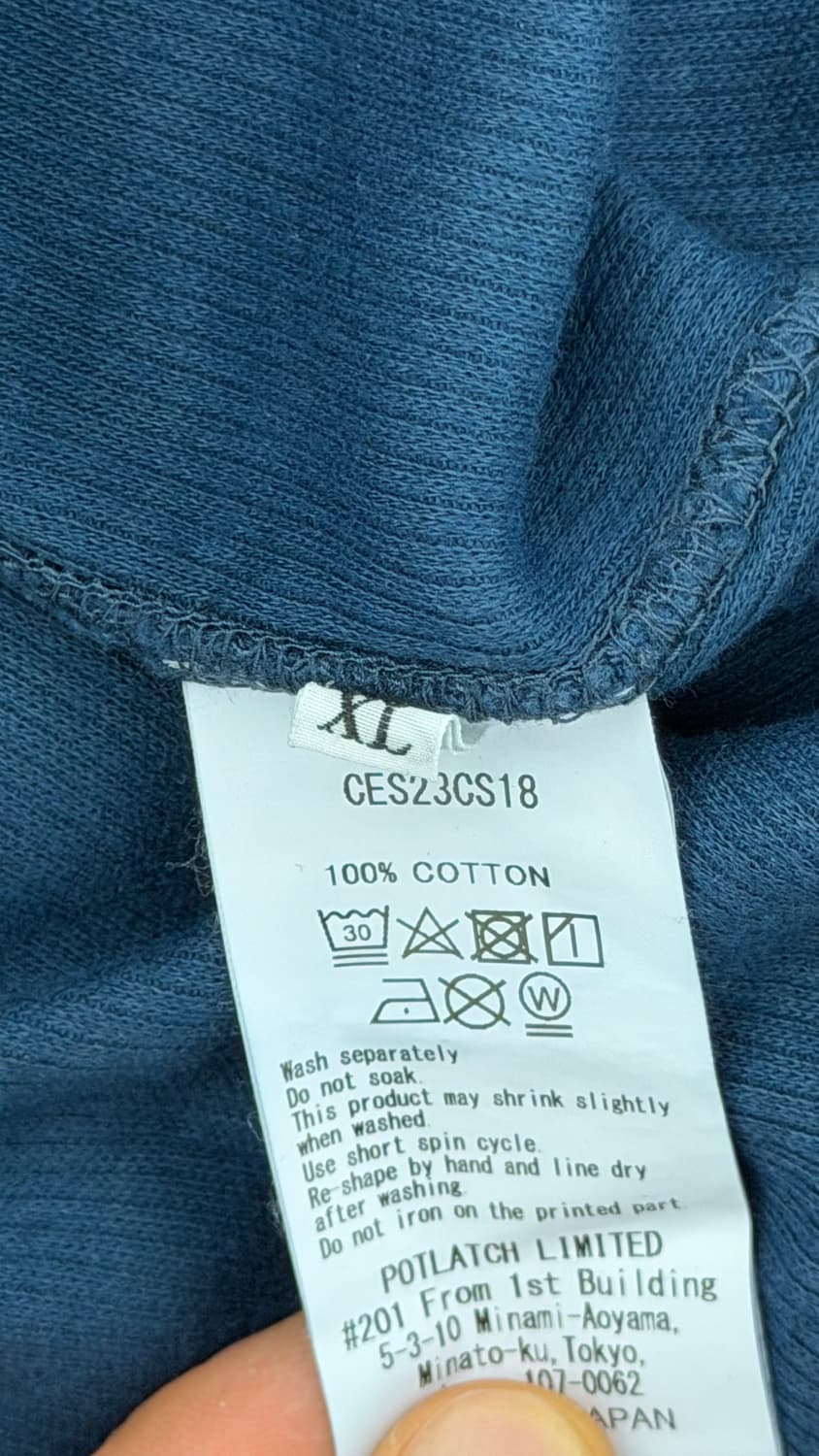 [XL]카브엠트 OVERDYE PQ OPEN MOCK NECK NAVY 상품이미지8