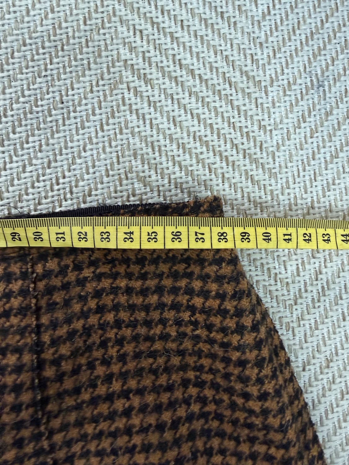 정품) 랑방 한섬 체크 롱 스커트 치마 67 상품이미지7