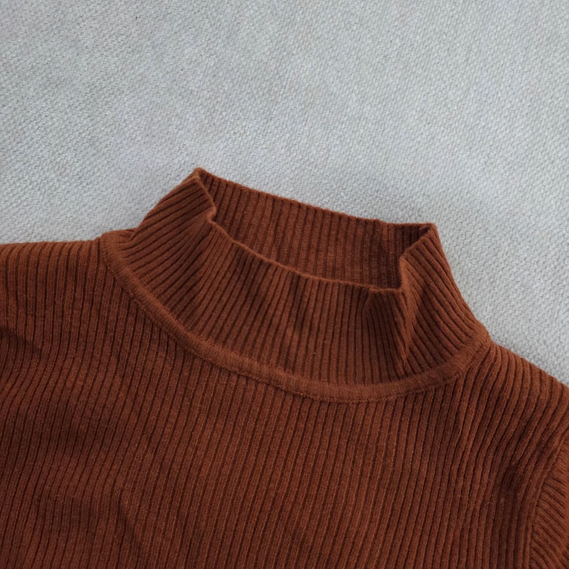 [실측확인] 골지 목폴라 긴팔티 1231J 상품이미지2