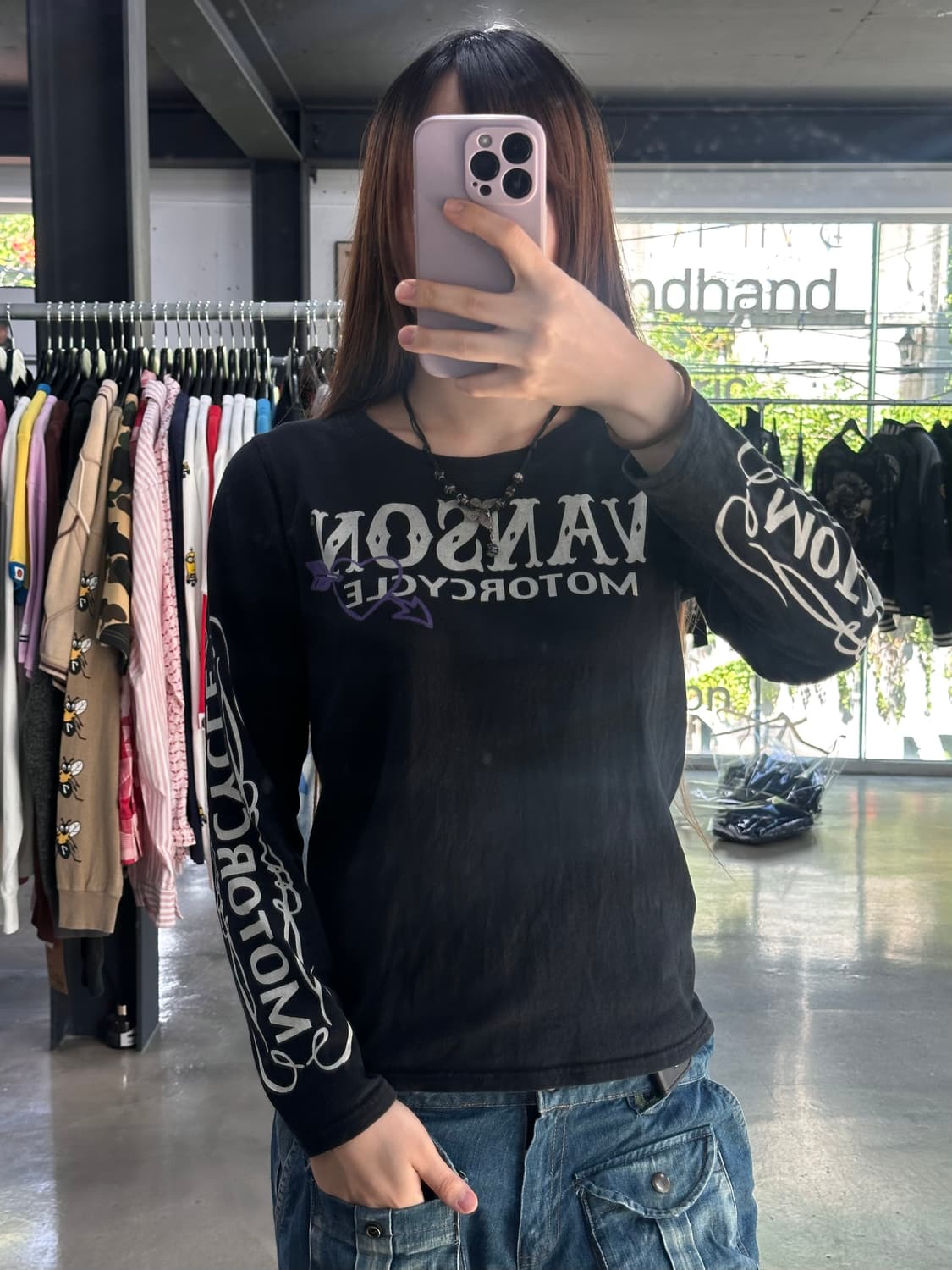 벤슨 스컬 하트큐피드 롱슬리브긴팔티셔츠 상품이미지3