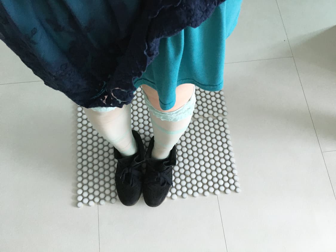 vintage lace trim skirt 상품이미지5