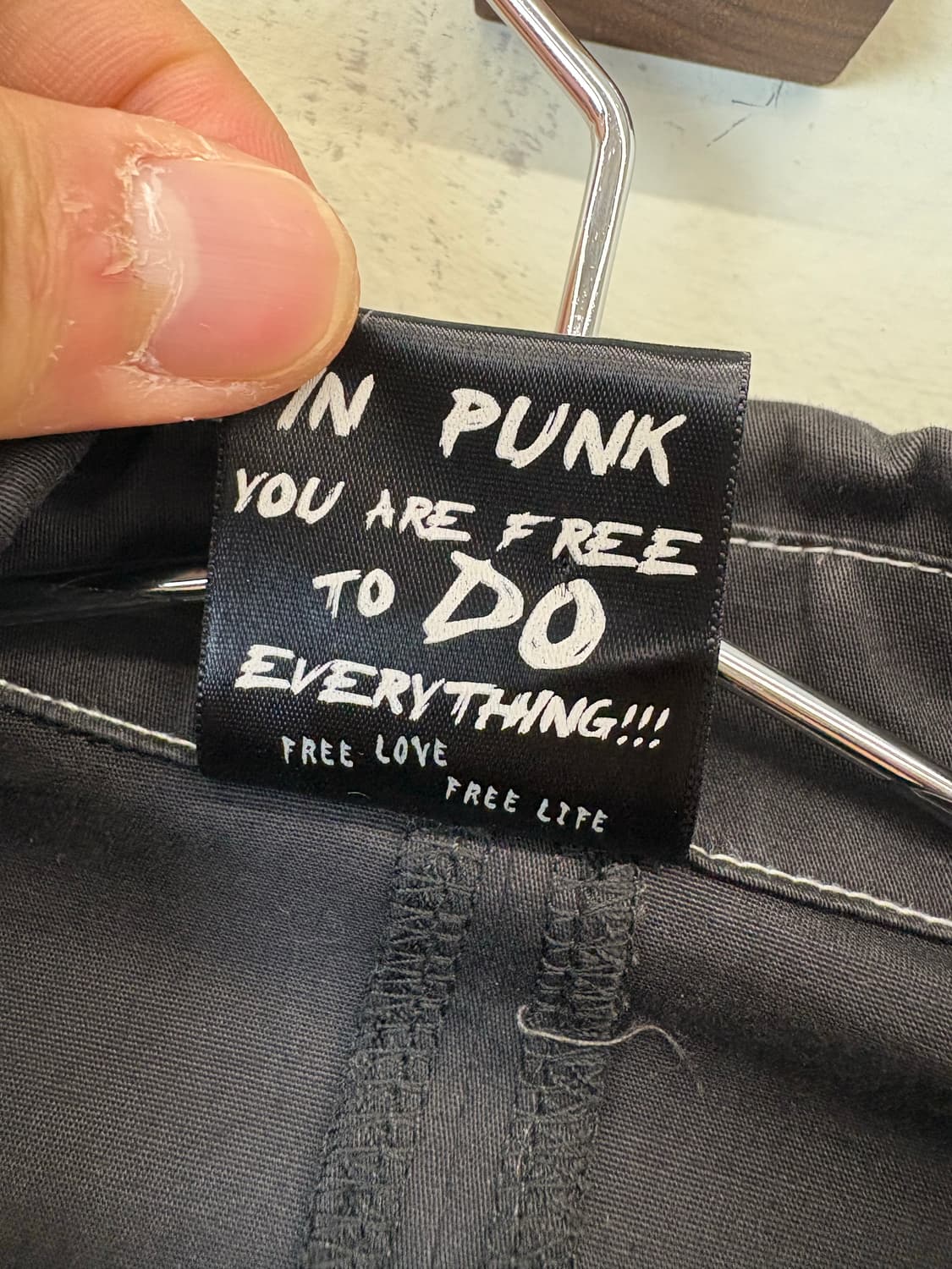 Punk Rave 빈티지 블랙 고딕 펑크 셔츠 상품이미지10