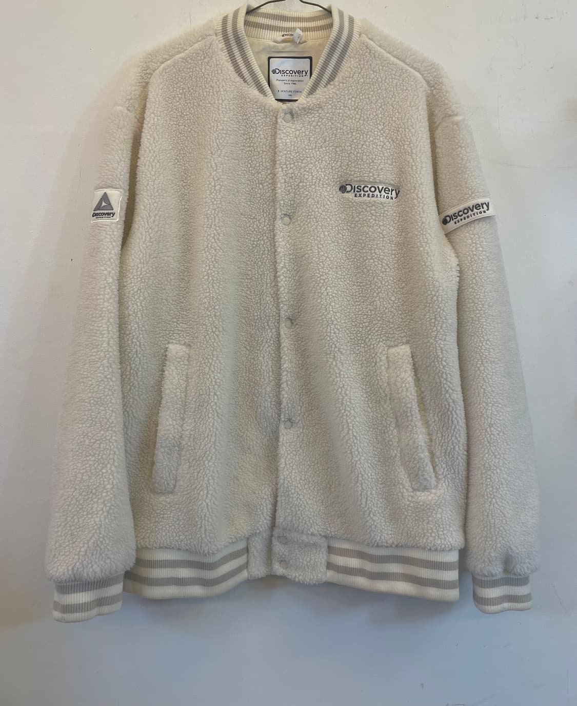 디스커버리 뽀글이 양털후리스 플리스 블루종자켓 105(드라이완료) 상품이미지1