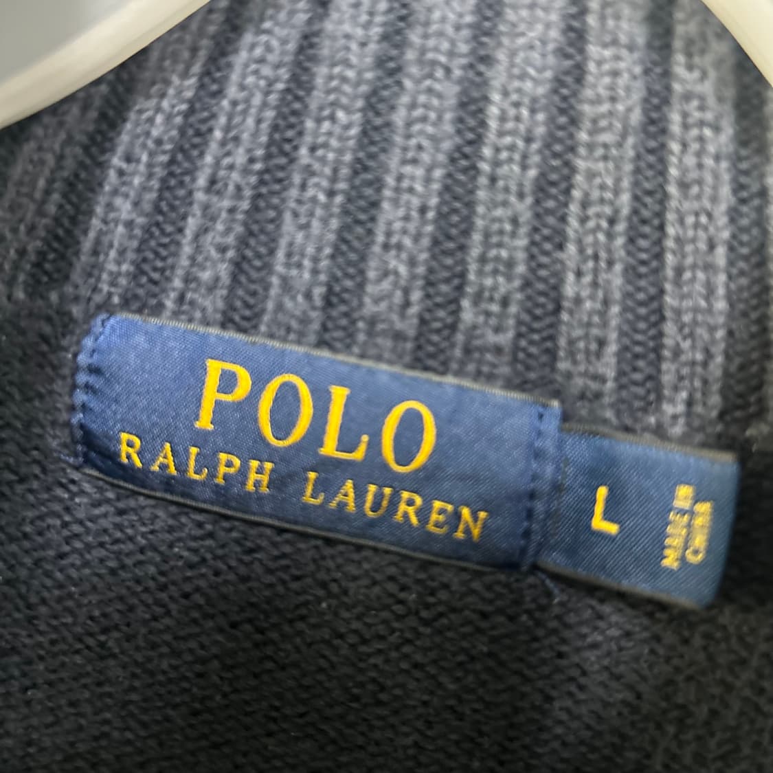 폴로 반집업 니트[1726] 상품이미지6