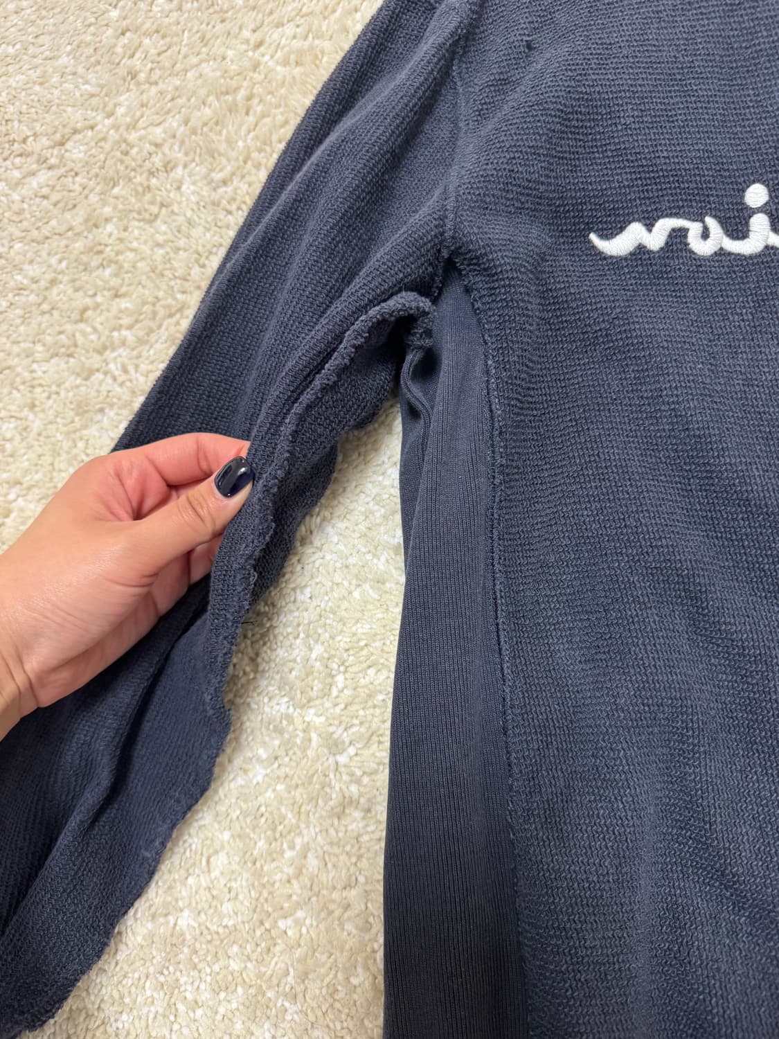 [London vintage] Reverse Weave Logo mtm 상품이미지5