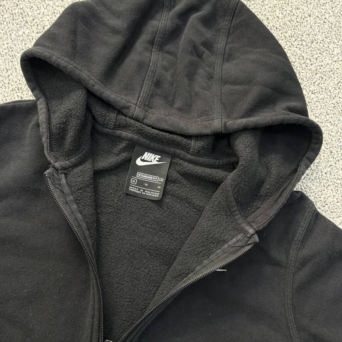 80 나이키 키즈 기모 후드 집업 저지 0304J 상품이미지2