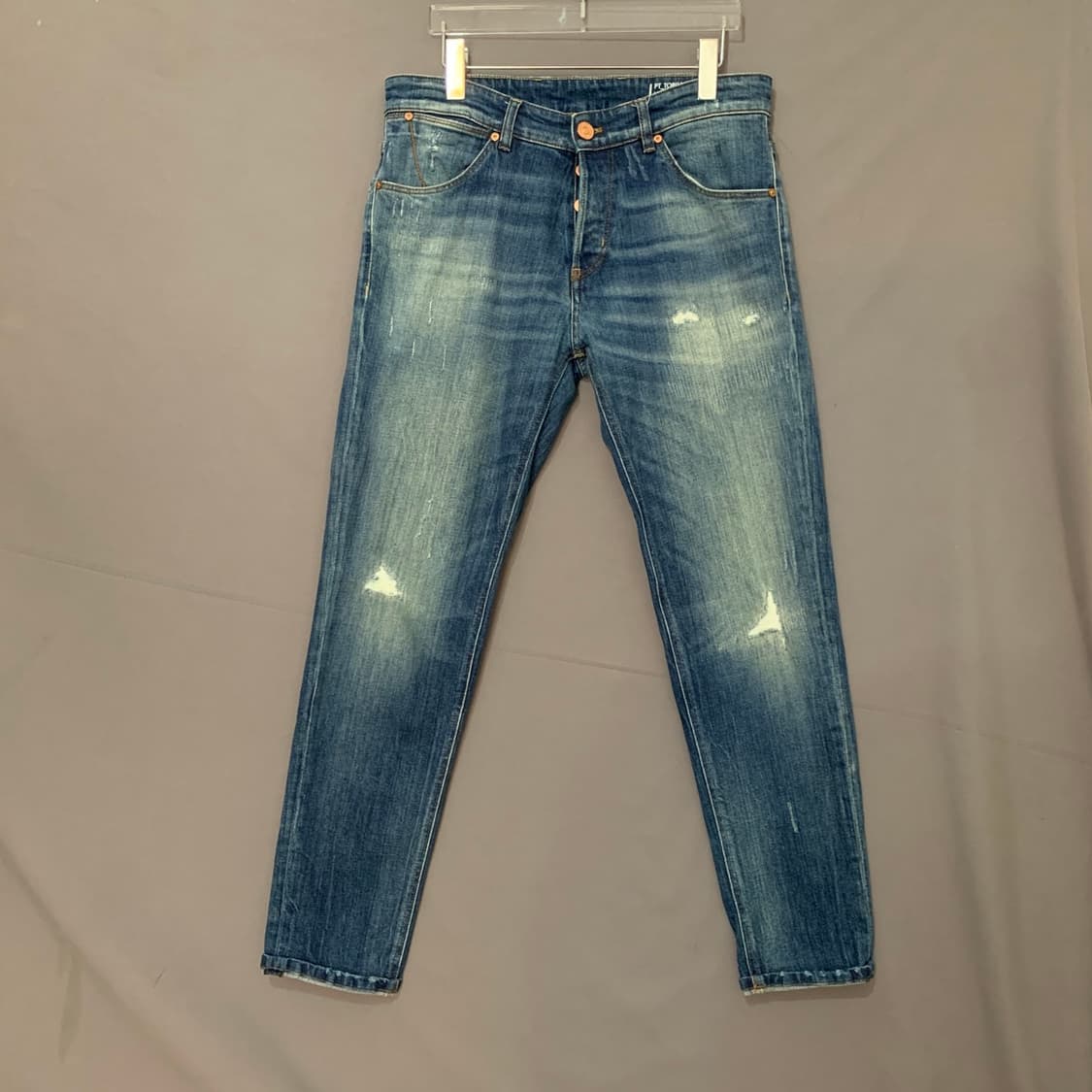 32인치 PT토리노 레게 데미지 워싱 스판 데님 청바지 상품이미지1