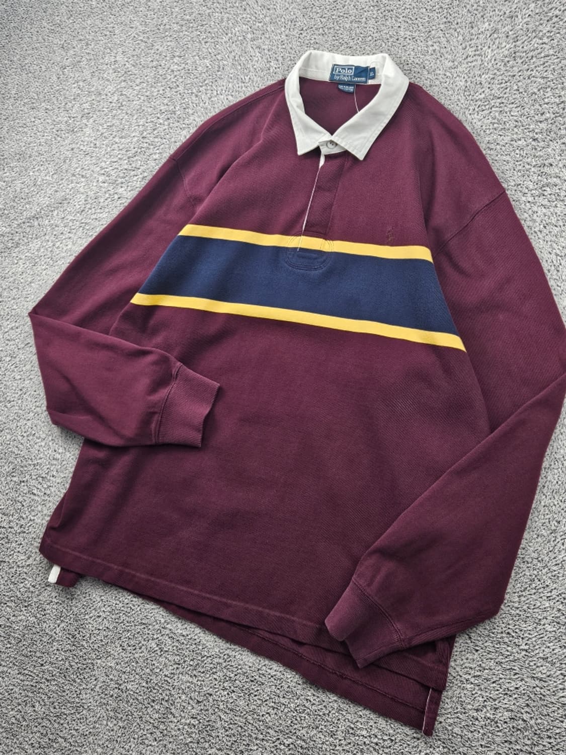 폴로랄프로렌 체스트 스트라이프 럭비 티셔츠 ( XL ) / 11766  상품이미지6