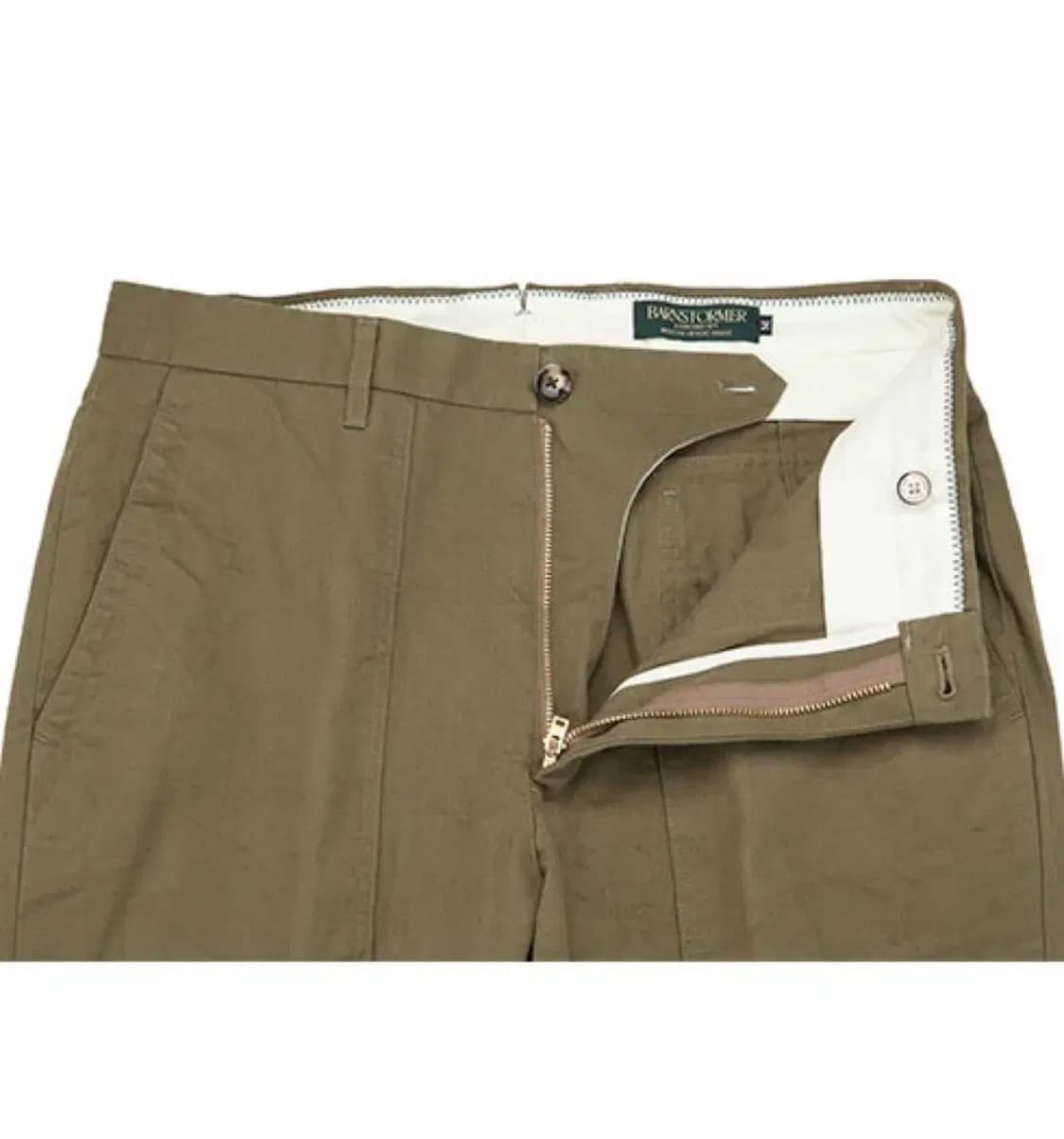 반스토머 헤링본 올리브 치노 팬츠 미사용 세제품 사이즈 M 1333P D 상품이미지2