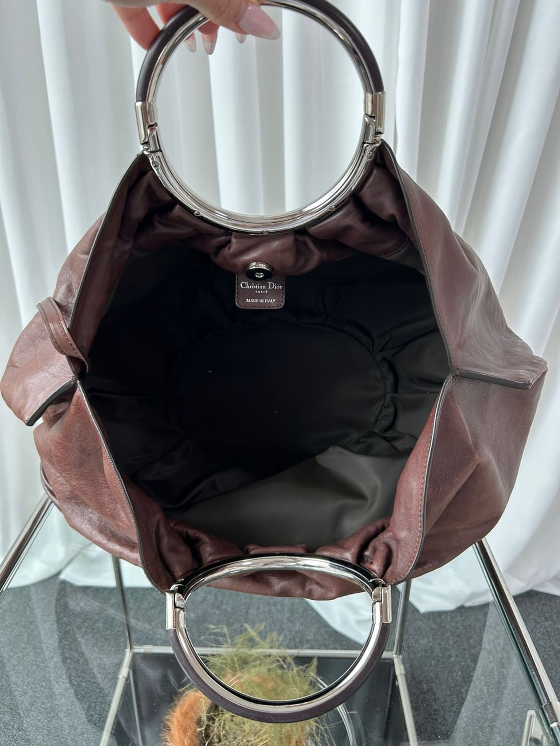 디올 베이브 메탈 링 숄더백 상품이미지4