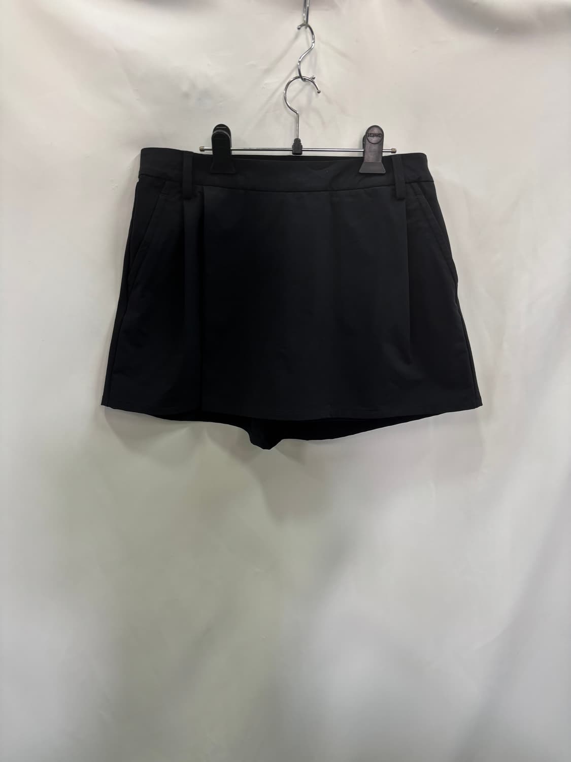 아디다스 골프 고투 플리티드 블랙 쇼츠 치마 반바지L 상품이미지1